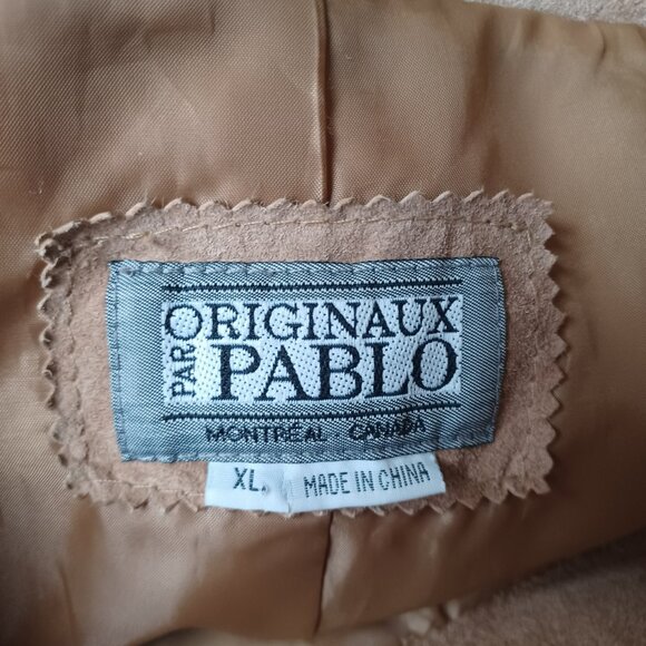 Originaux par Pablo vintage Womens suede coat XL - Picture 4 of 7